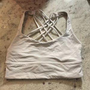 White Criss Cross Lulu bra